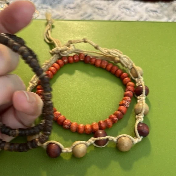 Men’s beaded bracelets stack - Picture 3 of 5